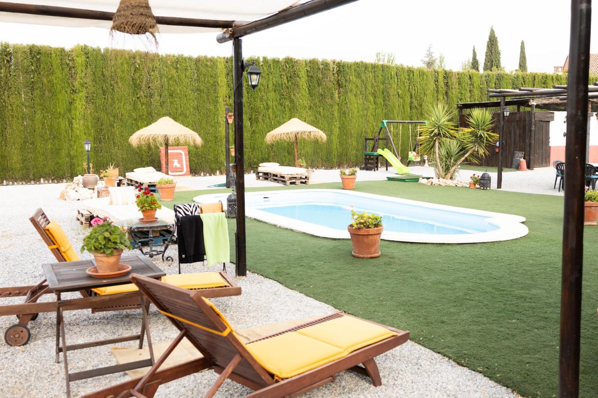 La Cuadra, Finca A Los Pies De Sierra Nevada, A 10 Minutos Del Centro, Piscina, Jardin, Barbacoa La Zubia  Exterior foto